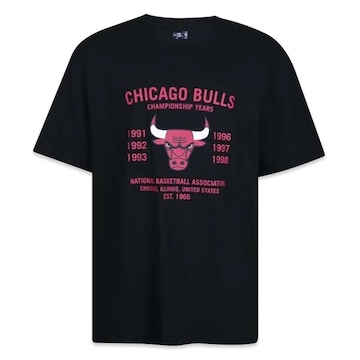 Camiseta New Era Chicago Bulls All Building - Masculina