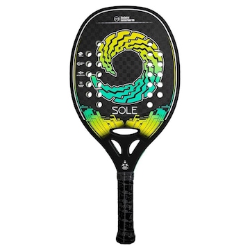 Raquete de Beach Tennis Compass Sole 12K