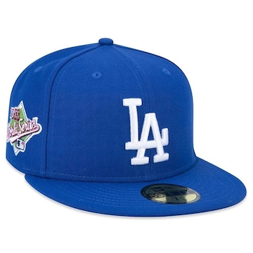 Boné Aba Reta New Era 5950 Los Angeles Dodgers mlb All Core - Fechado - Adulto