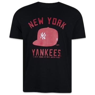 Camiseta New Era New York Yankees mlb Building - Masculina