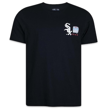 Camiseta New Era mlb Chicago White Sox mlb Core City Icons - Masculina