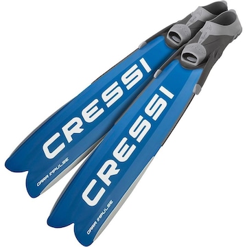 Nadadeira de Mergulho Cressi Gara Turbo Modular Impulse Metal - Adulto