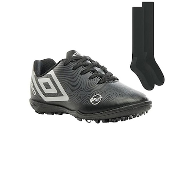 Chuteira Society Umbro Orbit + Meião - Infantil