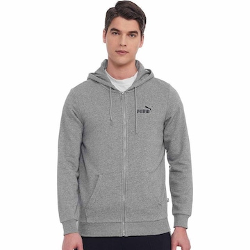 Jaqueta de Moletom Puma Essentials Small Logo - Masculina