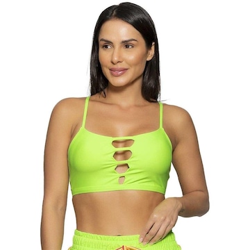 Top Fitness Run More Cut Out - Feminino