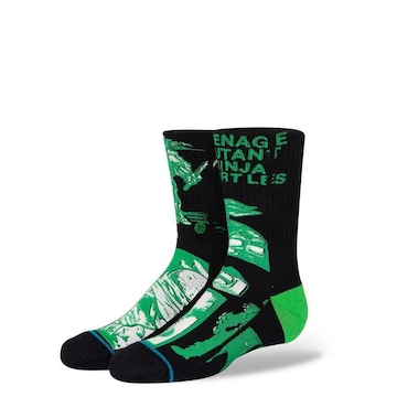 Meia Cano Alto Stance Collab Teenage Mutant Ninja Turtles Kids - Infantil