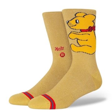 Meia Cano Alto Stance Collab Haribo Gummiebear - Adulto