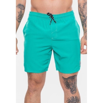 Shorts Fatal Elástico Esmeralda - Masculino