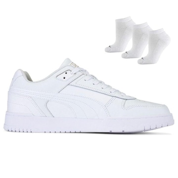 Tênis Puma Rbd Game Low + 3 Pares de Meias - Masculino