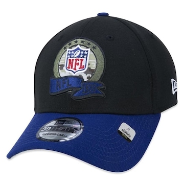 Boné Aba Curva New Era 39Thirty NFL Shield Salute To Service - Adulto