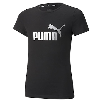 Camiseta Puma Manga Curta Ess Logo Tee - Infantil