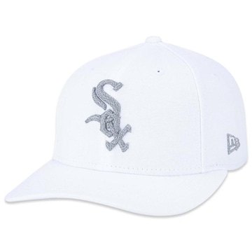 Boné Aba Curva New Era Strech Chicago White Sox Mlb Performance - Snapback - Adulto