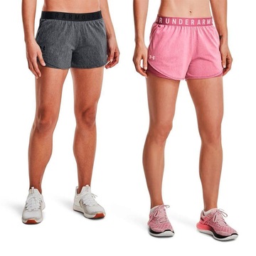 Kit de Shorts Under Armour Play Up Shorts 3.0 Twist - 2 Unidades - Feminino