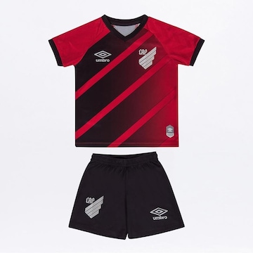 Uniforme do Athletico-PR I 2020 Oficial Umbro - Infantil