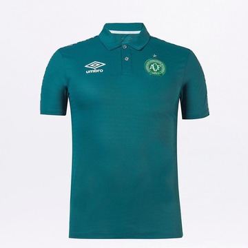 Camisa Polo do Chapecoense 2021 Umbro Viagem - Masculina