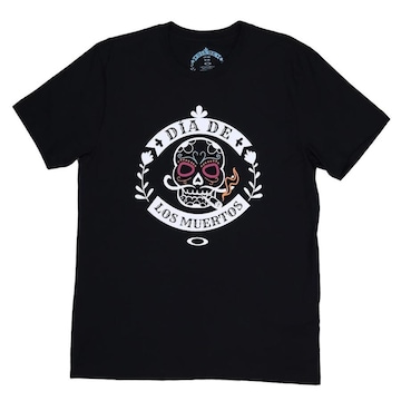 Camiseta Oakley Dia de Los Muertos Skull Graphic Tee - Masculina