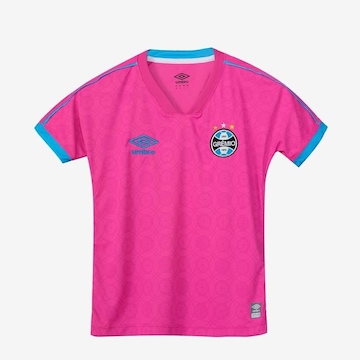 Camisa do Grêmio Outubro Rosa 2023 Umbro - Infantil