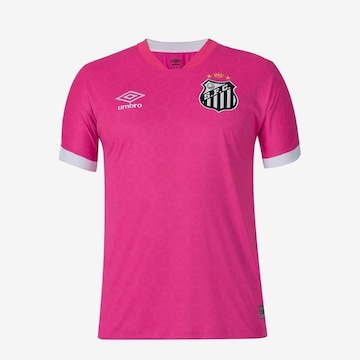 Camisa do Santos Outubro Rosa 2023 Umbro - Masculina