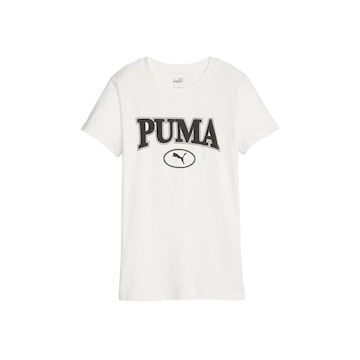 Camiseta Puma Squad Graphic Tee - Feminina