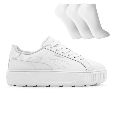 Tênis Puma Karmen L Bdp + 3 Pares de Meias - Feminino