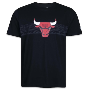 Camiseta New Era Nba Chicago Bulls Cultural Remixes - Masculina