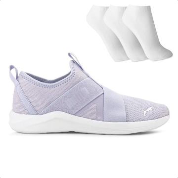 Tênis Puma Prowl Slip Nova Shine Wn''''S Bdp + 3 Pares de Meias - Feminino