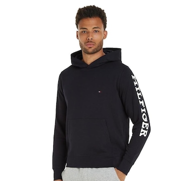 Blusão de Moletom Canguru Tommy Hilfiger Wcc Monotype Hoody - Masculino