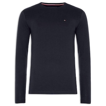 Camiseta Tommy Hilfiger Stretch Slim Fit Long Sleeve - Masculina