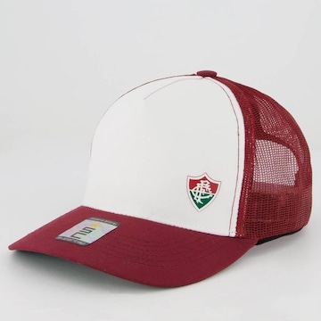 Boné Aba Curva do Fluminense Supercap Trucker - Snapback - Adulto