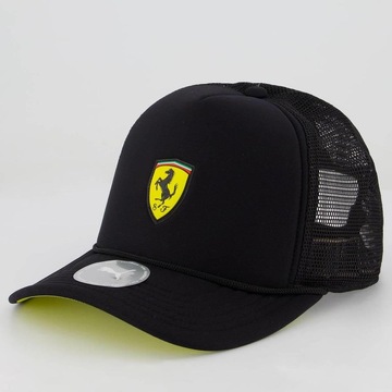 Boné aba Curva Puma Scuderia Ferrari Sptwr Race Trucker - Snapback - Adulto