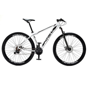 Bicicleta Aro 29 Krw Alumínio - Freio a Disco Suspensão Dianteira Mountain Bike S1 - 24 Velocidades - Adulto