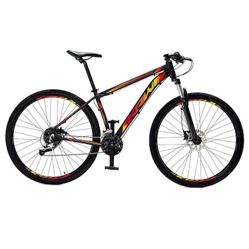 Bicicleta Aro 29 Krw Alumínio - Freio Hidráulico Suspensão com Trava Mountain Bike S9 - 27 Velocidades - Adulto