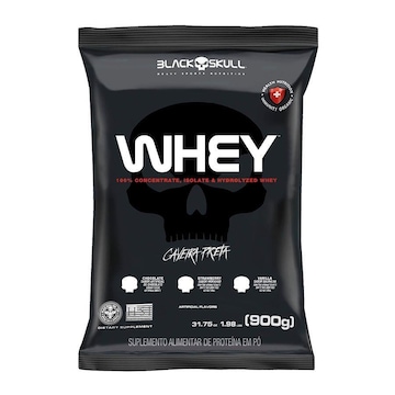 Whey Protein Black Skull Wpi, Wpc, Wph Caveira - Refil - 900G