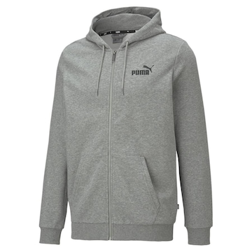 Blusão de Moletom com Capuz Puma Essentials Fleece Small Logo Full-Zip - Masculino