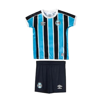 Uniforme de Grêmio I 2023 Clube Umbro - Infantil
