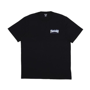 Camiseta Santa Cruz Thrasher Flame Dot Ss Oversize - Masculina