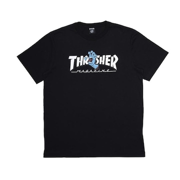 Camiseta Santa Cruz Thrasher Screaming Logo Ss Over - Masculina