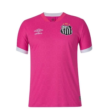 Camisa do Santos 23 Outubro Rosa Umbro - Masculina