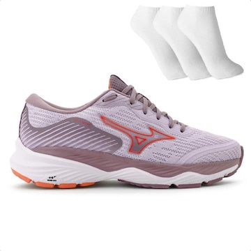 Tênis Mizuno Wave Falcon 4 + 3 Pares de Meias - Feminino