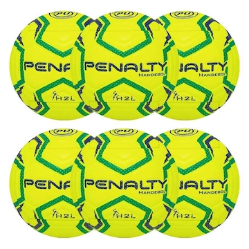 Kit Bolas de Handebol Penalty H2L Ultra Fusion - 6 Unidades