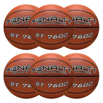 Kit de Bolas de Basquete Penalty Bt7600 Viii - 6 Unidades