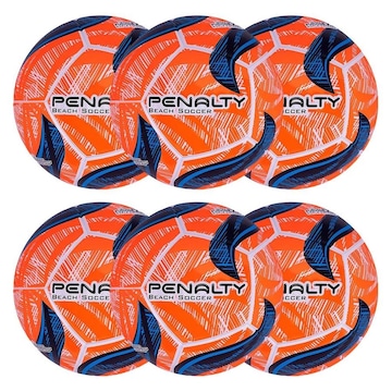 Kit de Bolas de Futebol de Areia Penalty Fusion 2 Ix - 6 Unidades