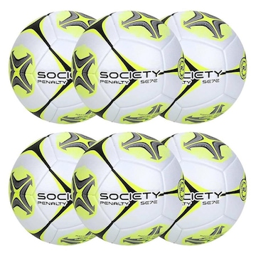 Kit de Bolas de Society Penalty Se7E R2 Ko X - 6 Unidades