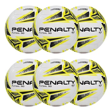 Kit Bolas de Futsal Penalty Rx 50 Xxiii - 6 Unidades