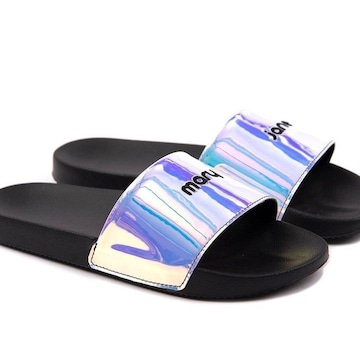 Chinelo Slide Mary Jane Candy Paper - Feminino