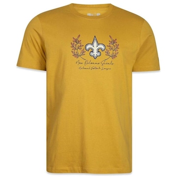 Camiseta New Era New Orleans Saints NFL Rooted Nature - Masculina