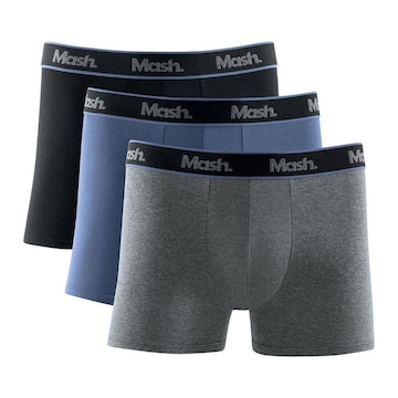 Kit de Cuecas Boxer Mash Cotton - Adulto - 3 Unidades