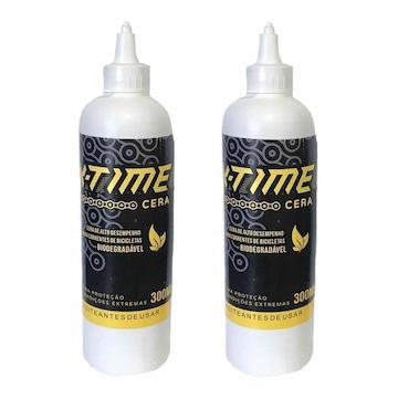 Kit de Óleo Lubrificante Corrente X-Time Cera Bike - 300ml - 2 Unidades