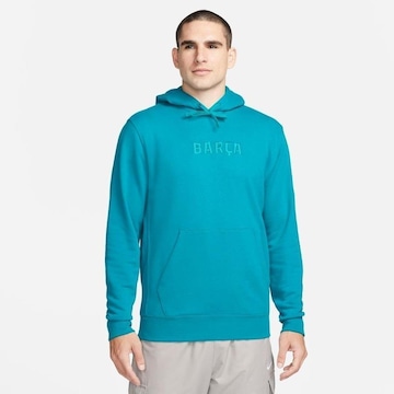 Blusão com Capuz Nike Barcelona Iii Club French Terry - Masculino