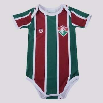 Body do Fluminense Torcida Baby Listrado UV - Infantil